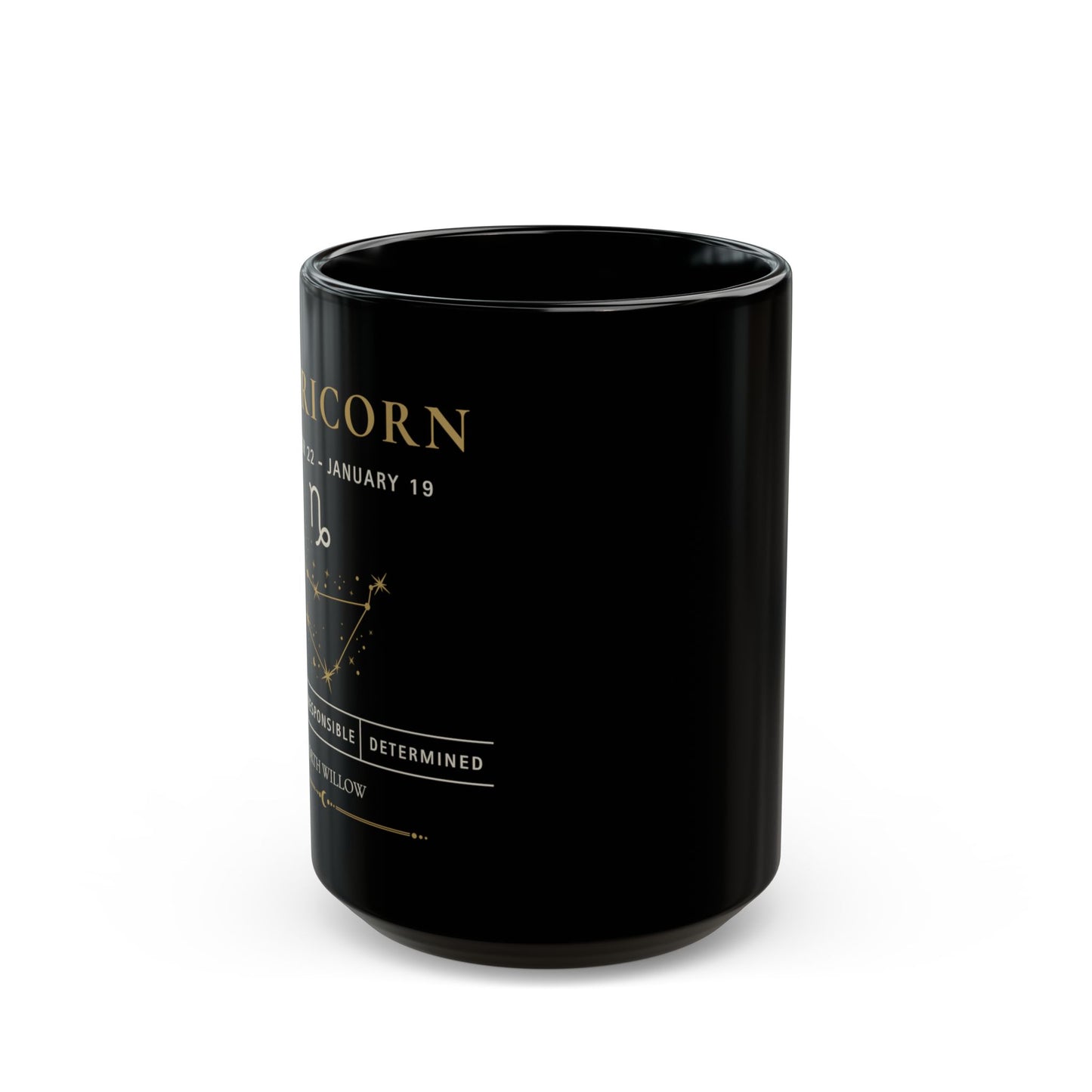 Capricorn Zodiac Mug | Astrology Coffee Mug | Celestial Gift | 15 oz Ceramic Mug | Zodiac Birthday Gift