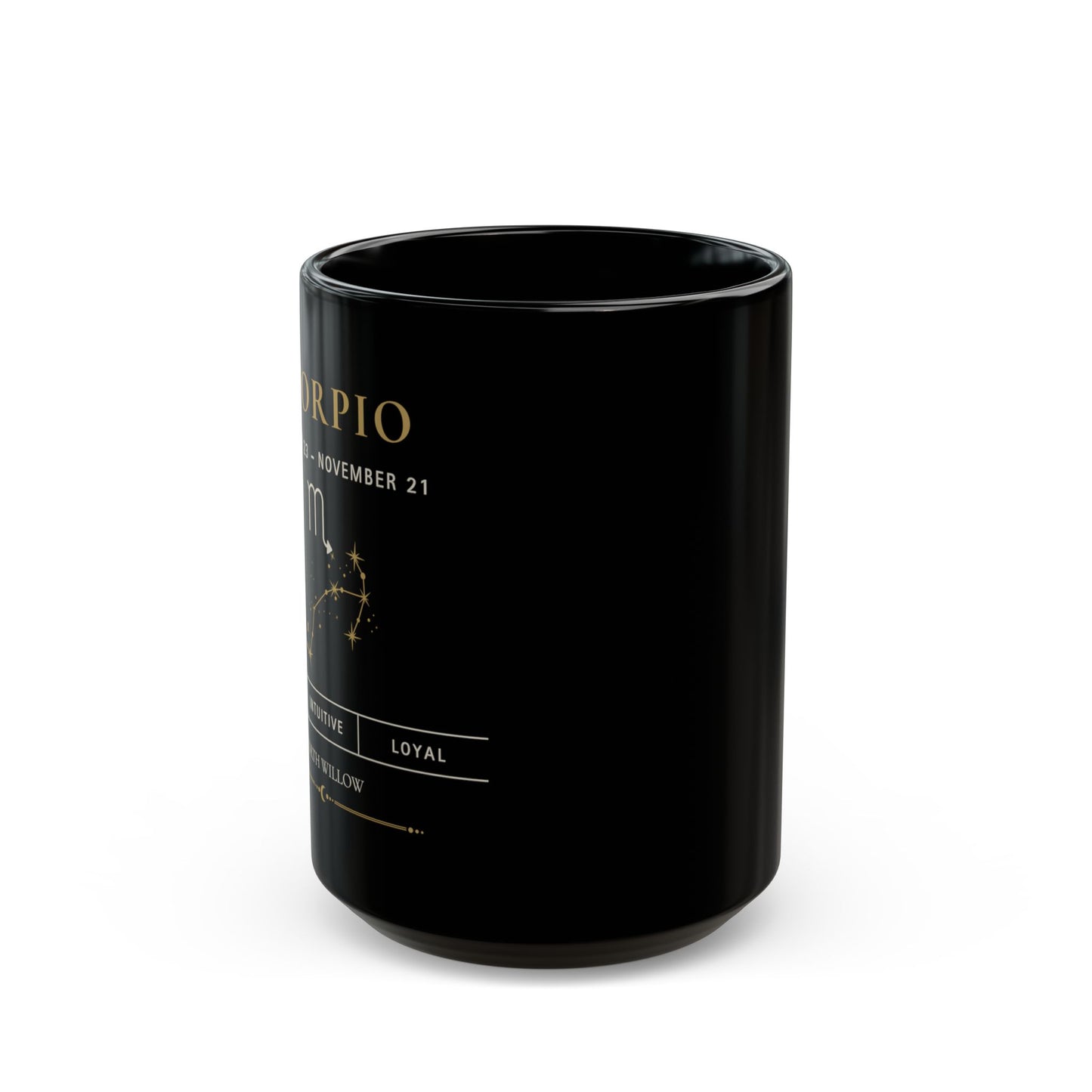 Scorpio Zodiac Mug | Astrology Coffee Mug | Celestial Gift | 15 oz Ceramic Mug | Zodiac Birthday Gift