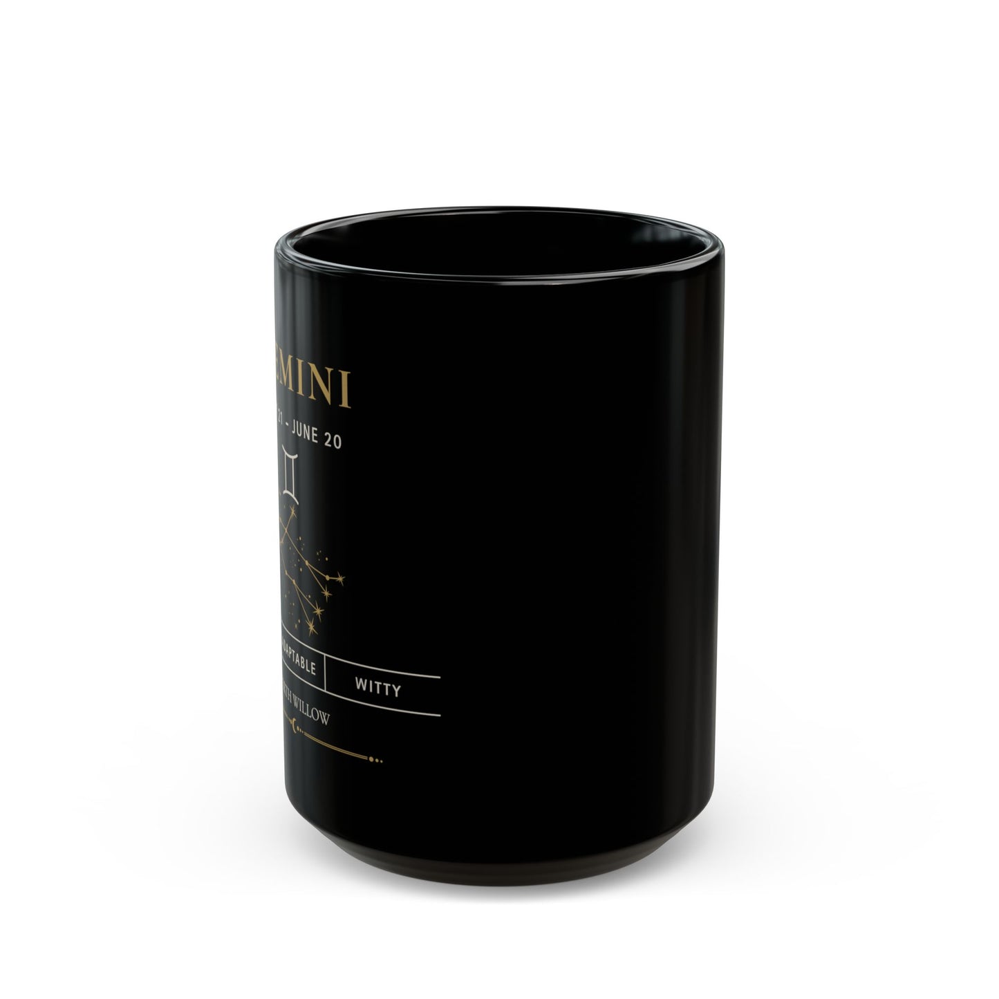 Gemini Zodiac Mug | Astrology Coffee Mug | Celestial Gift | 15 oz Ceramic Mug | Zodiac Birthday Gift
