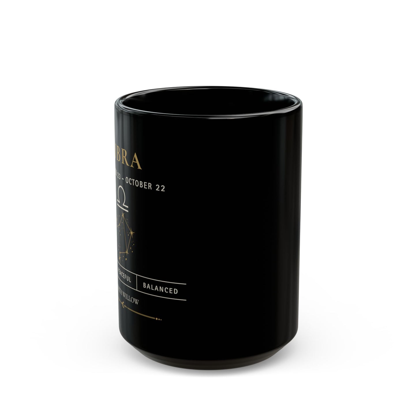 Libra Zodiac Mug | Astrology Coffee Mug | Celestial Gift | 15 oz Ceramic Mug | Zodiac Birthday Gift