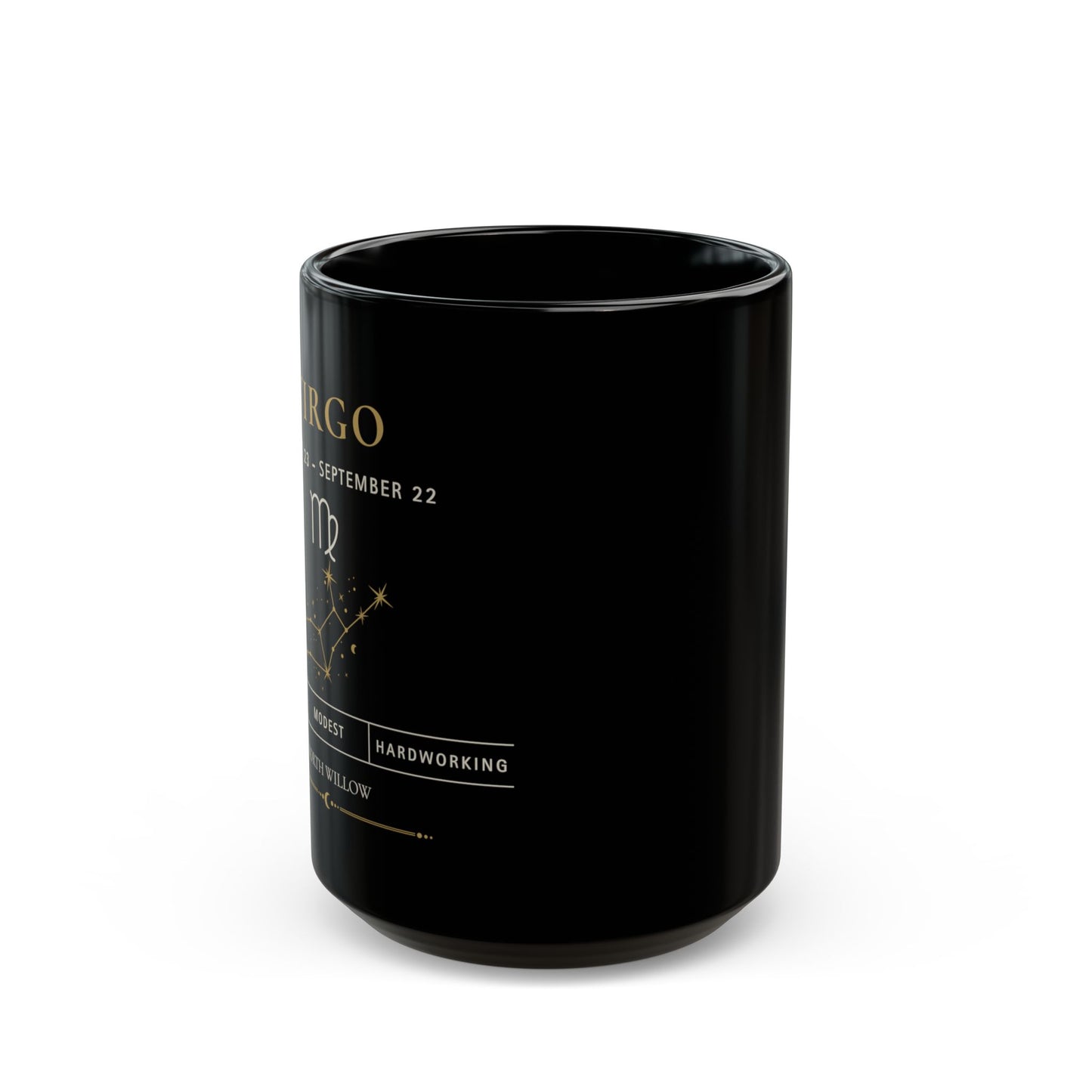Virgo Zodiac Mug | Astrology Coffee Mug | Celestial Gift | 15 oz Ceramic Mug | Zodiac Birthday Gift