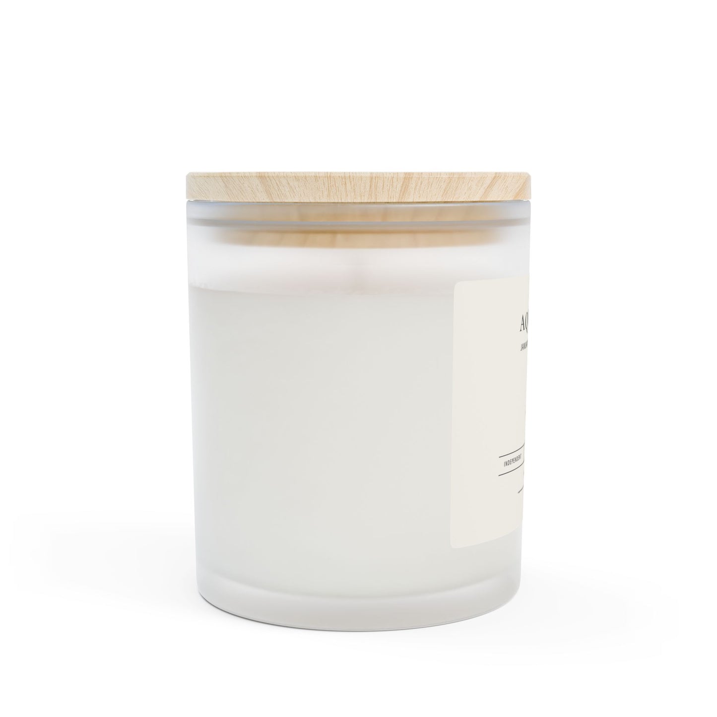 Aquarius Zodiac Candle | Coconut Soy Candle | Astrology Gift | 11 oz Wooden Wick Candle