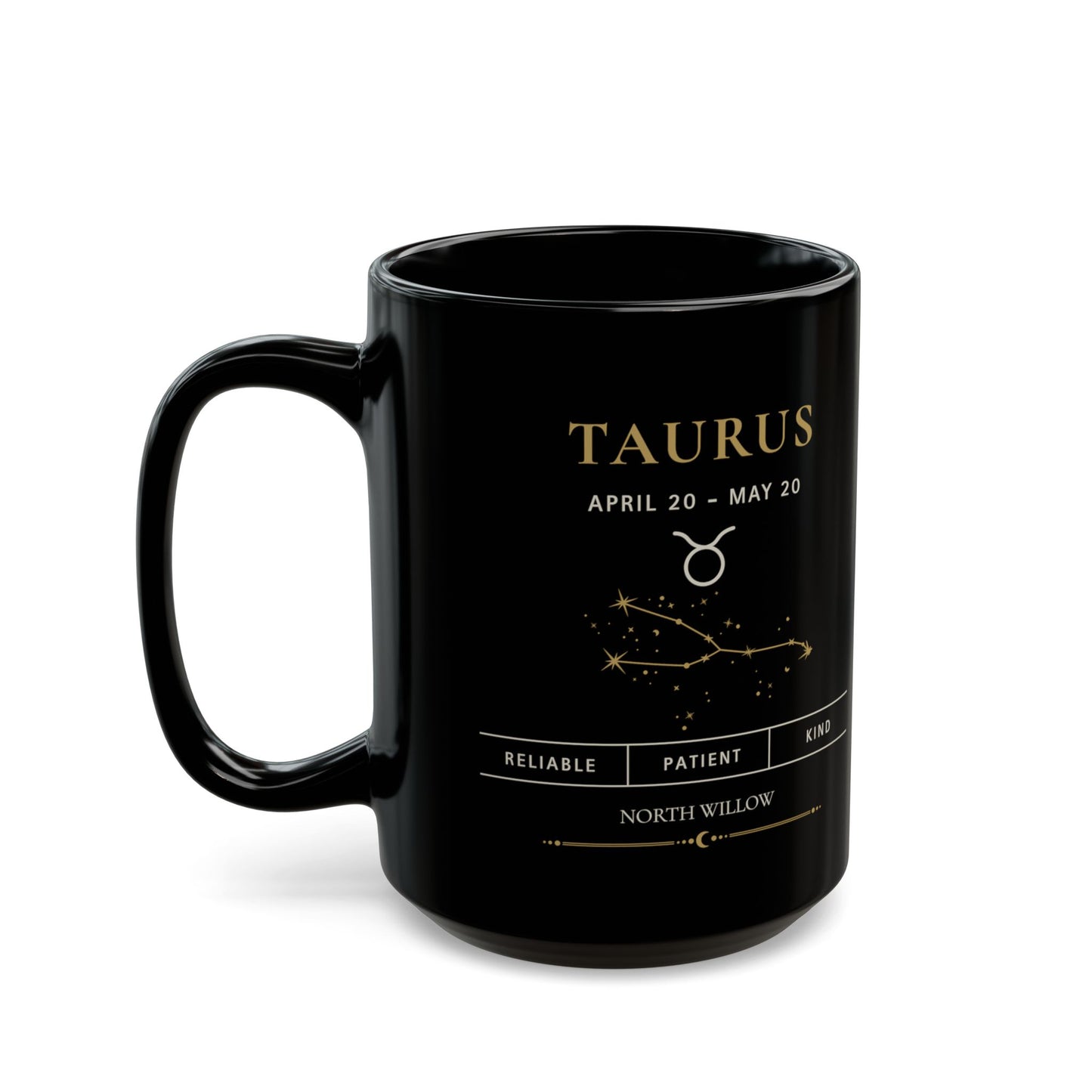 Taurus Zodiac Mug | Astrology Coffee Mug | Celestial Gift | 15 oz Ceramic Mug | Zodiac Birthday Gift