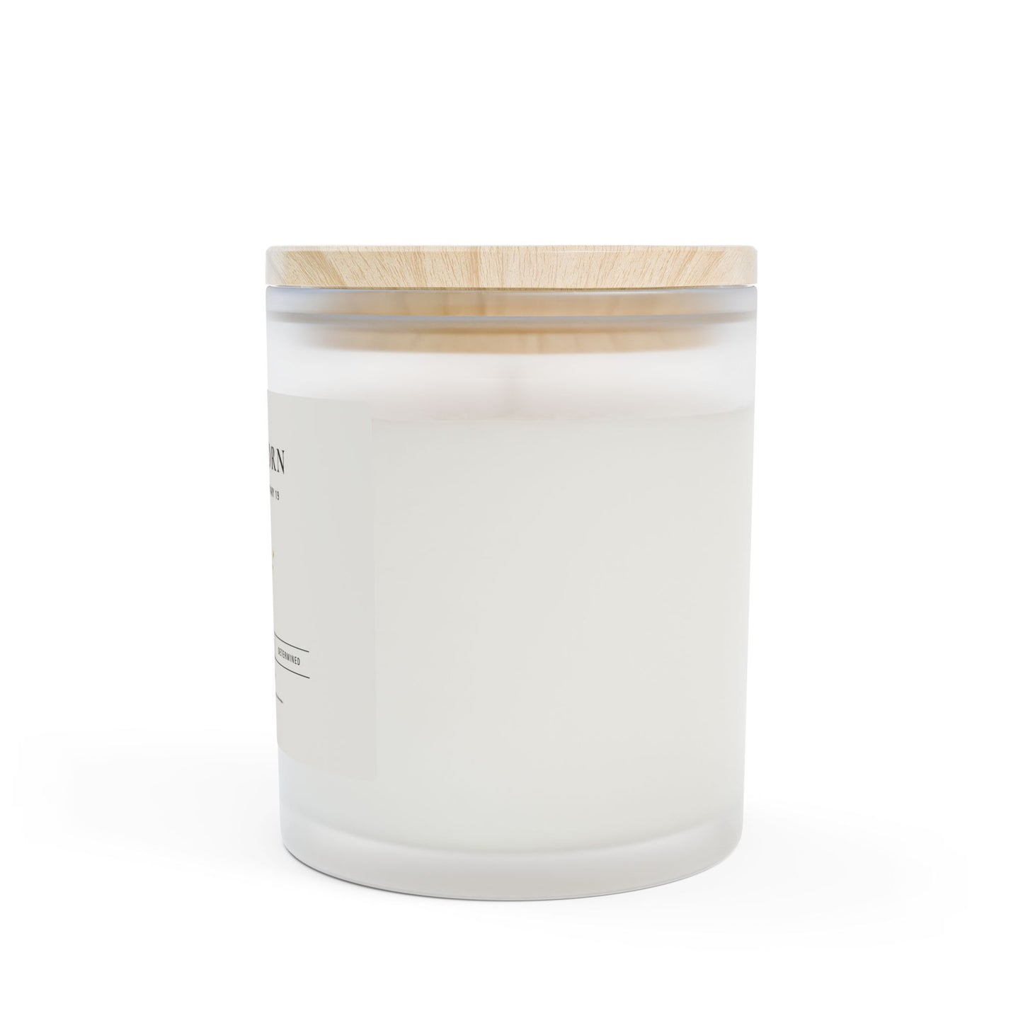 Capricorn Zodiac Candle | Coconut Soy Candle | Astrology Gift | 11 oz Wooden Wick Candle