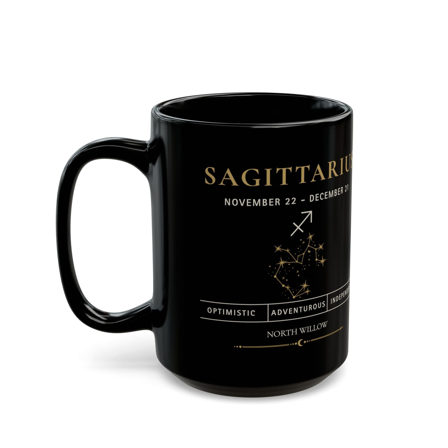 Sagittarius Zodiac Mug | Astrology Coffee Mug | Celestial Gift | 15 oz Ceramic Mug | Zodiac Birthday Gift