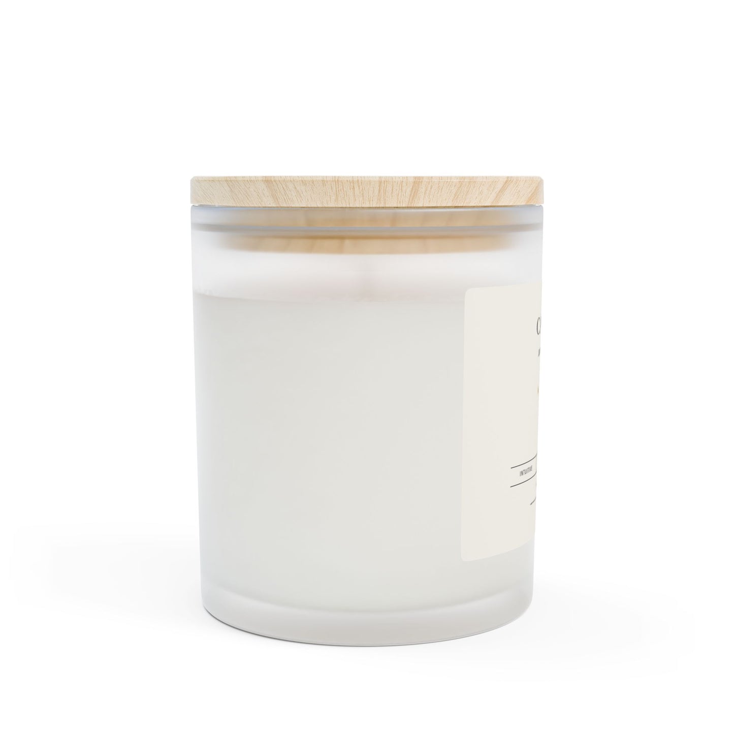 Cancer Zodiac Candle | Coconut Soy Candle | Astrology Gift | 11 oz Wooden Wick Candle