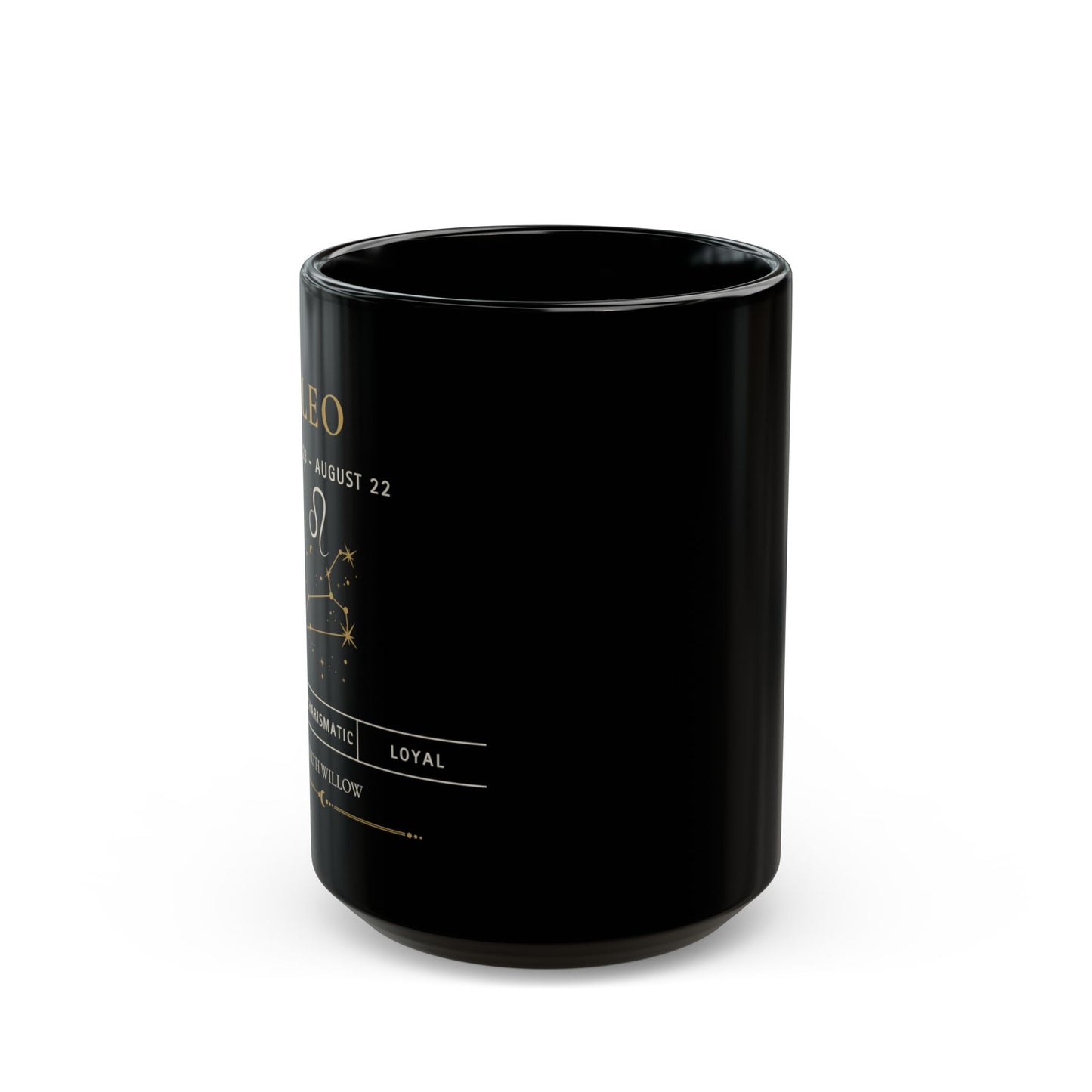 Leo Zodiac Mug | Astrology Coffee Mug | Celestial Gift | 15 oz Ceramic Mug | Zodiac Birthday Gift