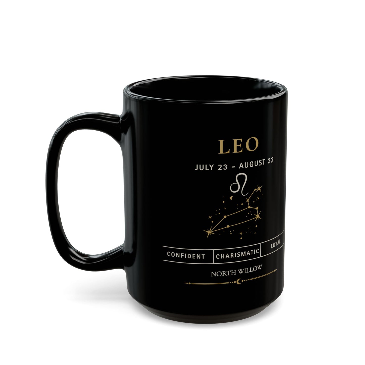 Leo Zodiac Mug | Astrology Coffee Mug | Celestial Gift | 15 oz Ceramic Mug | Zodiac Birthday Gift