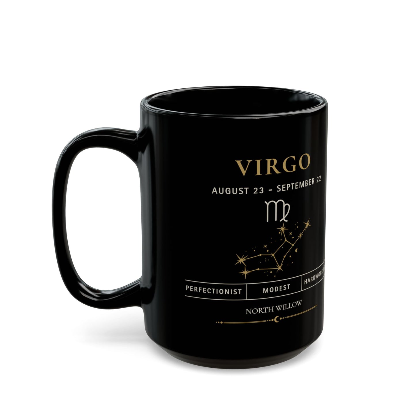 Virgo Zodiac Mug | Astrology Coffee Mug | Celestial Gift | 15 oz Ceramic Mug | Zodiac Birthday Gift