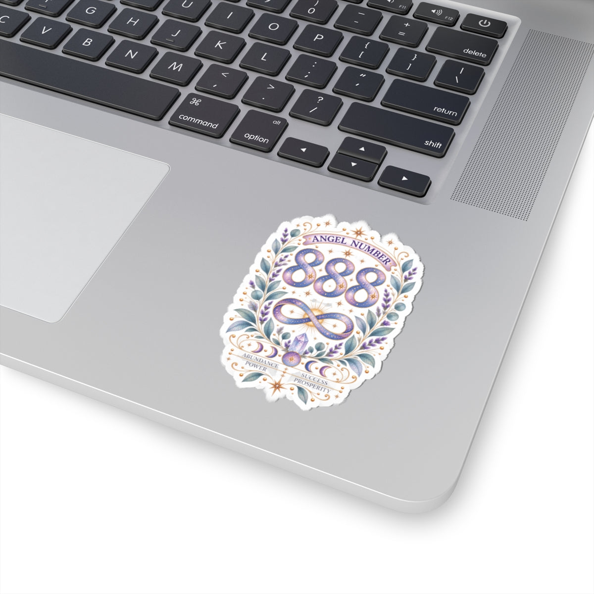 888 Angel Number Sticker, Abundance Vinyl Sticker, Prosperity & Success Celestial Sticker, Spiritual Numerology Gift