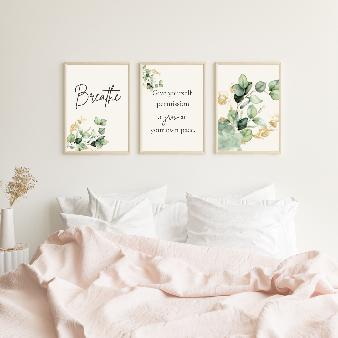 Quiet Mornings | Printable Wall Art Bundle (Set of 3)