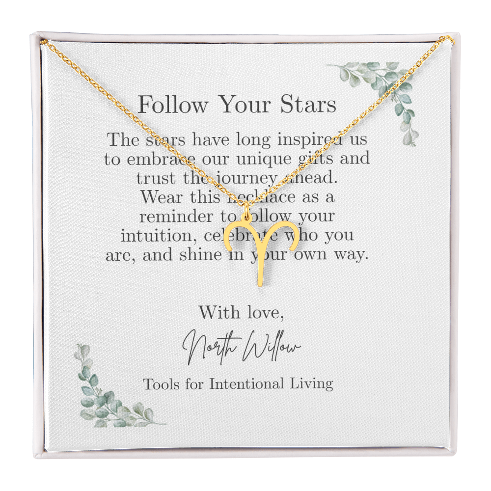 ✨ Zodiac Sign Necklace | Gold or Silver Astrology Pendant