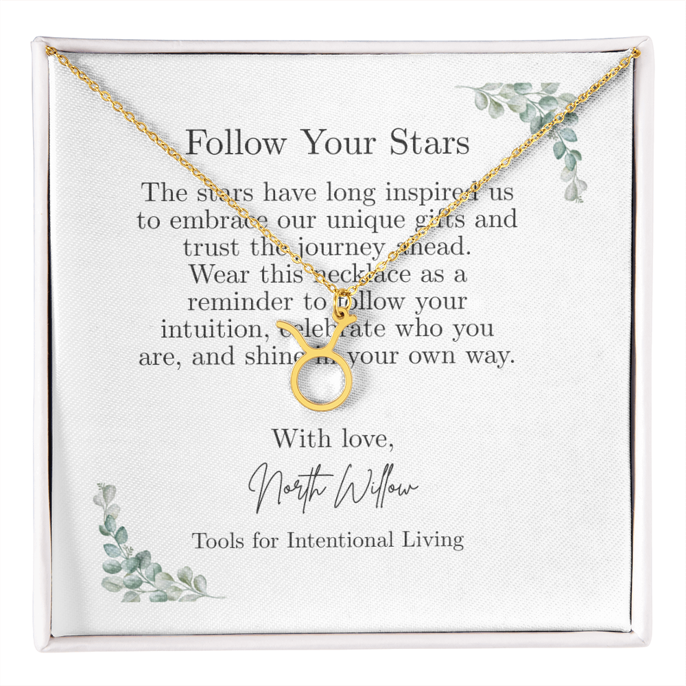 ✨ Zodiac Sign Necklace | Gold or Silver Astrology Pendant