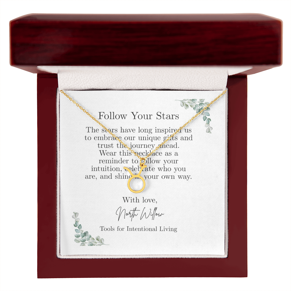 ✨ Zodiac Sign Necklace | Gold or Silver Astrology Pendant