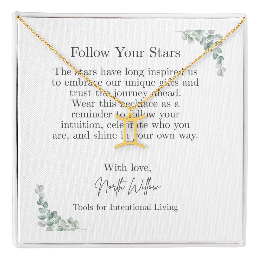 ✨ Zodiac Sign Necklace | Gold or Silver Astrology Pendant