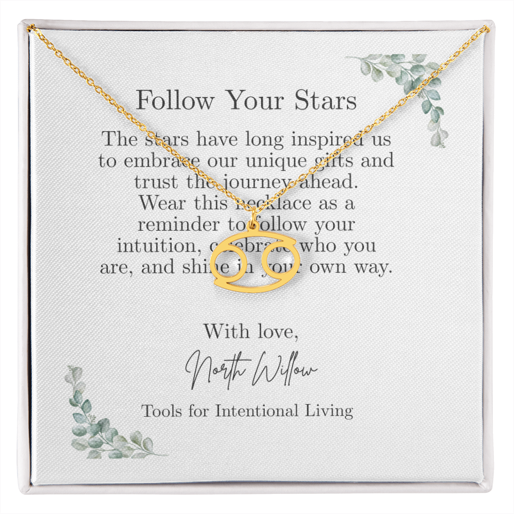 ✨ Zodiac Sign Necklace | Gold or Silver Astrology Pendant