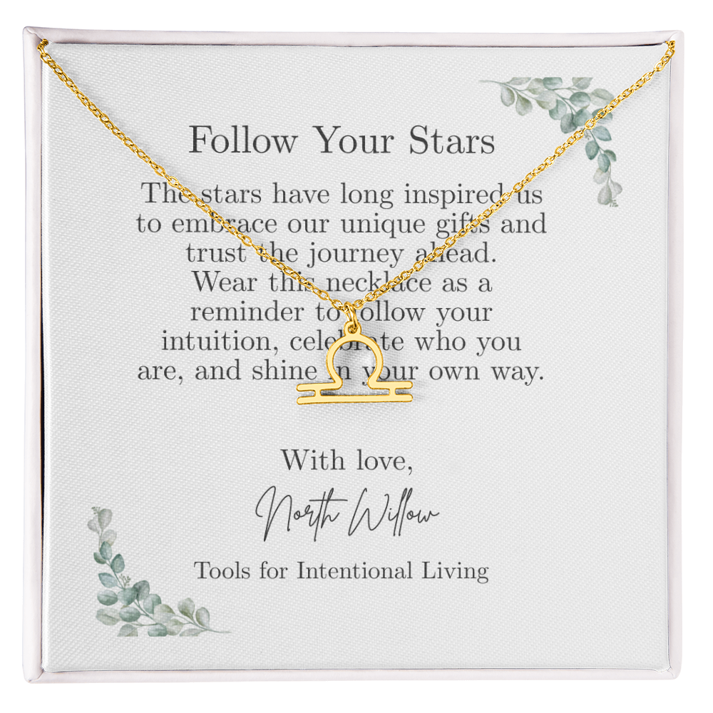 ✨ Zodiac Sign Necklace | Gold or Silver Astrology Pendant