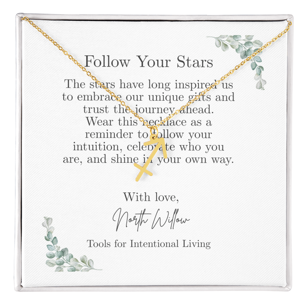 ✨ Zodiac Sign Necklace | Gold or Silver Astrology Pendant