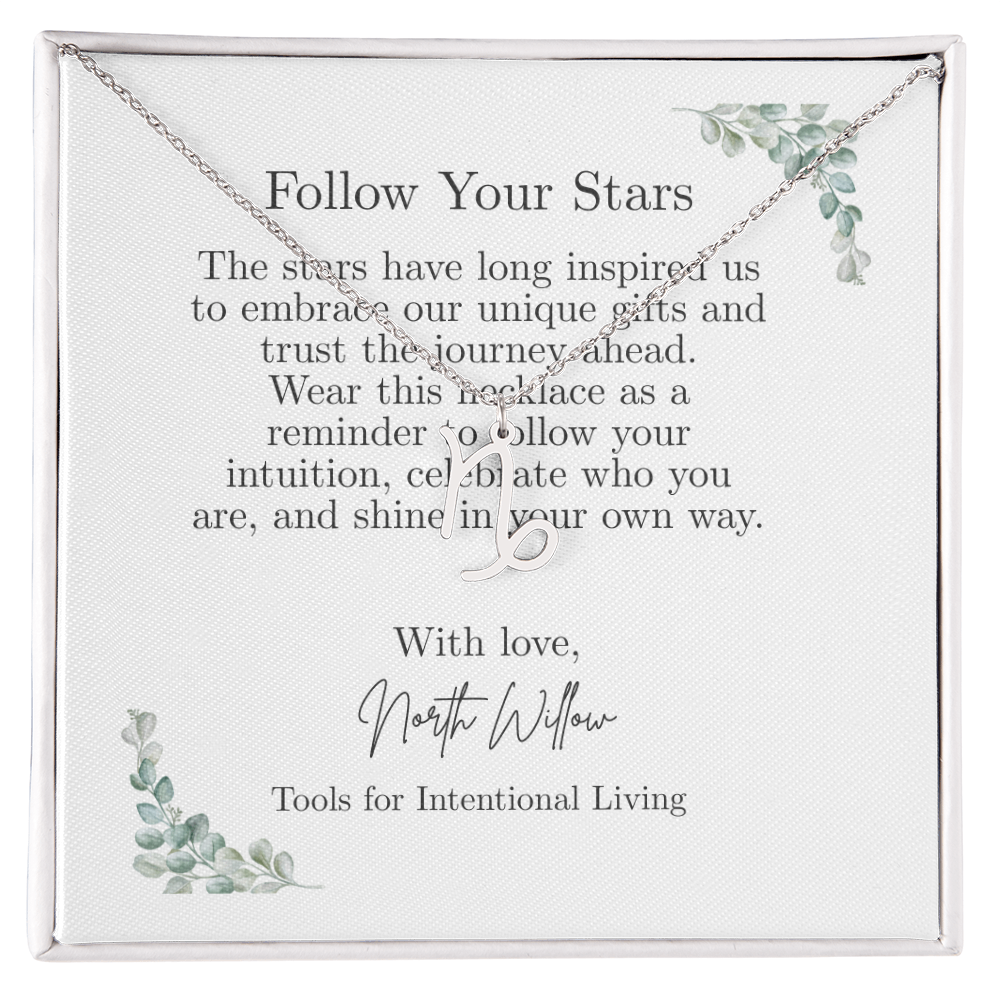 ✨ Zodiac Sign Necklace | Gold or Silver Astrology Pendant