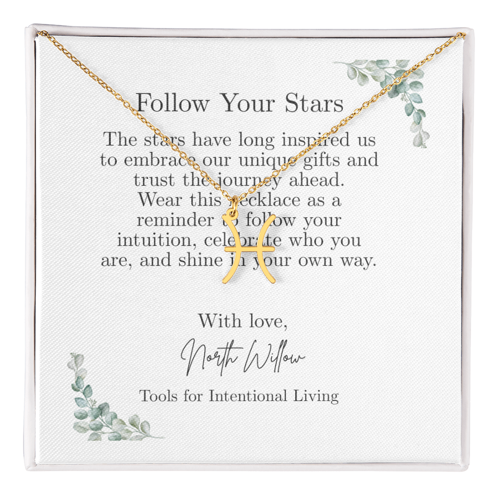 ✨ Zodiac Sign Necklace | Gold or Silver Astrology Pendant